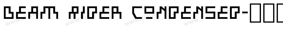 Beam Rider Condensed字体转换